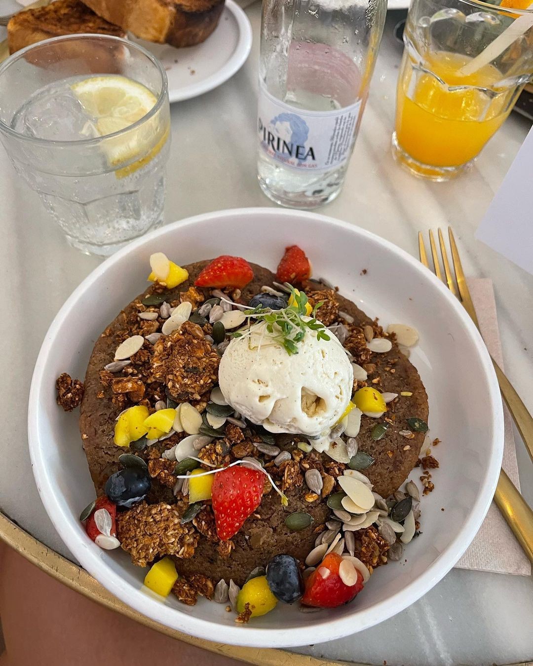 Thaís Braz compartilhou um pouco de sua alimentação em Barcelona (Foto: Reprodução/Instagram)