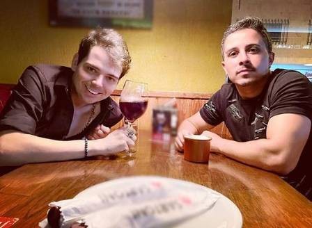 Gustavo Mendes e Mauro Vinícius Junior (Foto: Reprodução/Instagram )
