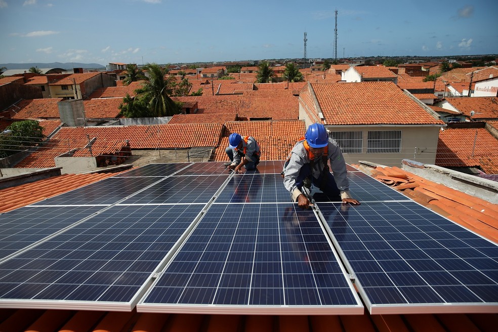 Ceará registrou mais de 10 mil micro e mini unidades geradoras de energia solar no ano passado — Foto: Natinho Rodrigues
