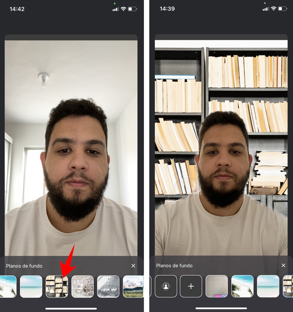 Como colocar fundo no Google Meet pelo celular