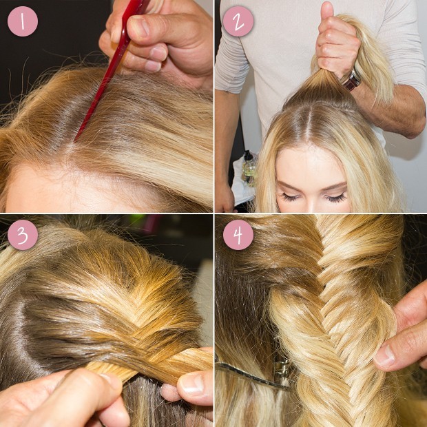 Diagrama De Como Fazer Tranca Francesa Com Franja