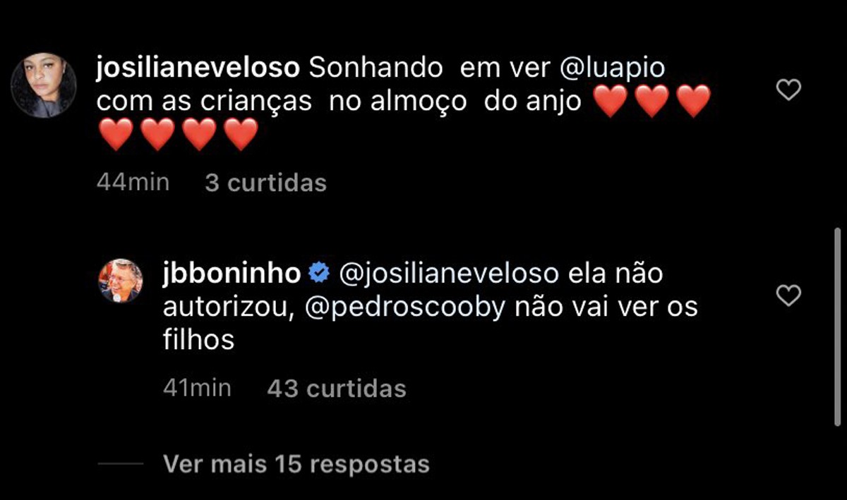 Resposta de Boninho a internauta (Foto: Reprodução Instagram)