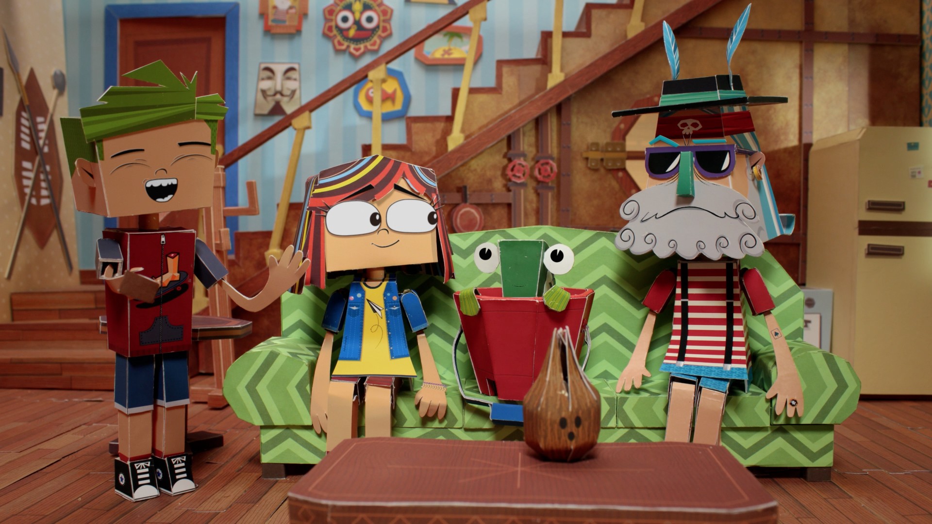 'Porto Papel' combina animação e paper toys em narrativa divertida para as crianças (Foto: Divulgação)
