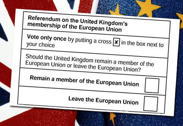 Formulário do referendo questiona se Reino Unido deve 
