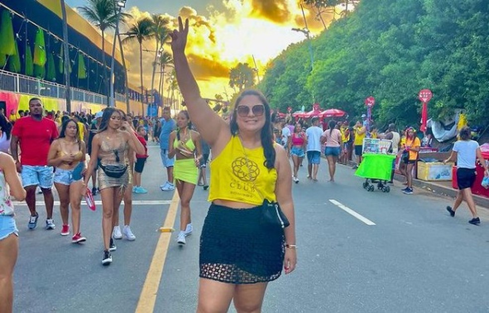 Advogada é morta a tiros dentro de carro após deixar camarote no carnaval de Salvador — Foto: Reprodução/Redes Sociais