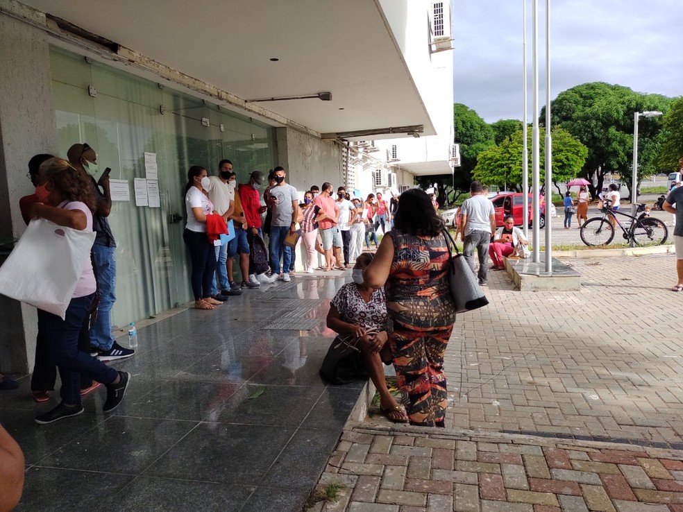Pessoas formam fila de madrugada em busca de atendimento na Secretaria de  Educação do RN | Rio Grande do Norte | G1