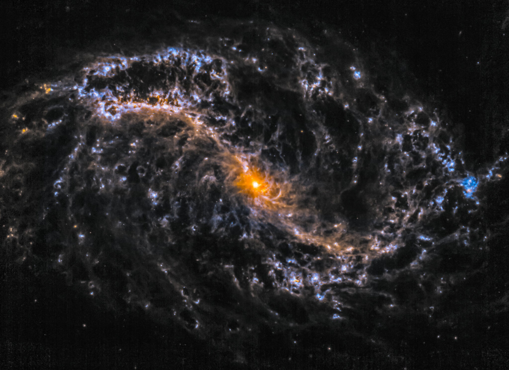 A nova visão de Webb da galáxia NGC 7496 (Foto:  Judy Schmidt/Flickr/Creative Commons )