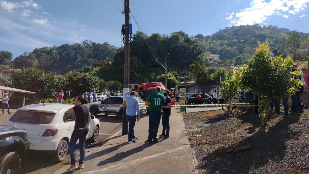 Uma professora também foi ferida, segundo a Polícia Civil  Foto: Simone Fernandes/Arquivo Pessoal