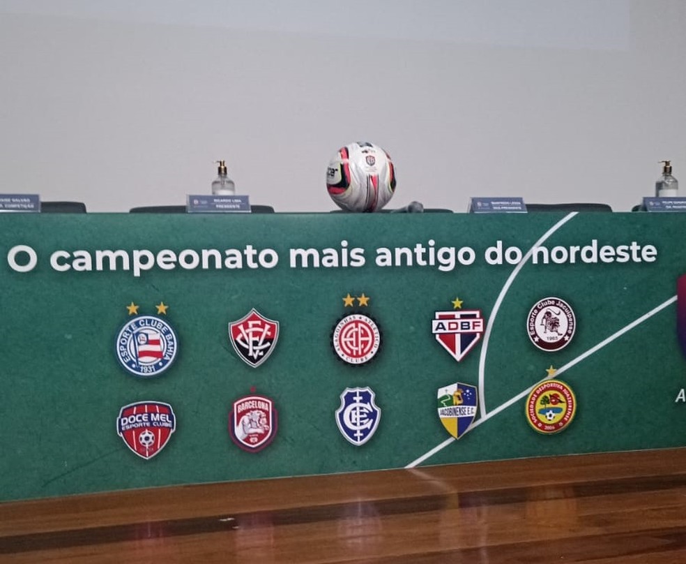 Conselho técnico do Campeonato Baiano 2023 — Foto: Divugação/Itabuna EC