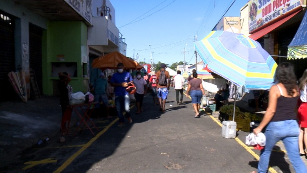Feira livre do mercado central de Floriano retorna  — Foto: TV Clube