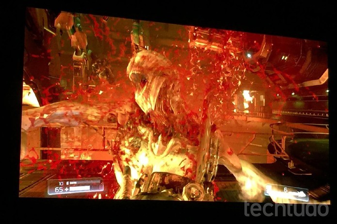 Doom na confer?ncia da Bethesda na E3 2015 (Foto: Viviane Werneck/TechTudo)