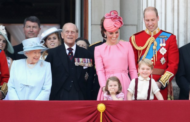 Príncipe George durante as comemorações do aniversário da rainha (Foto: Getty Images)