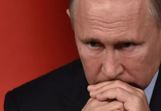 Putin tem, em discursos, rebaixado a existência da Ucrânia como uma nação independente (Foto: GETTY IMAGES (via BBC))
