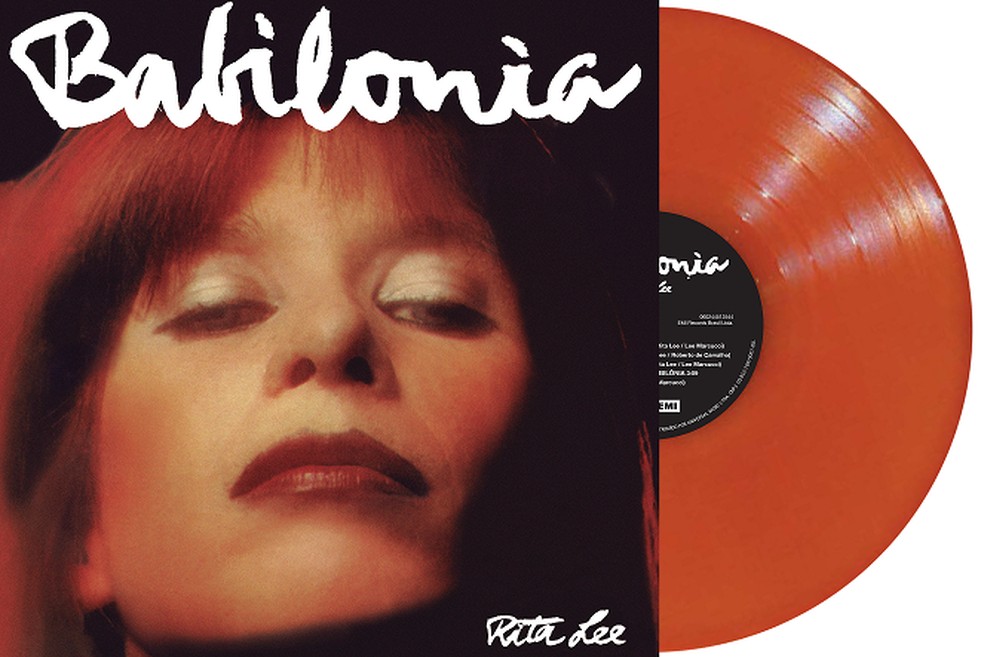 Capa da reedição em LP do álbum 'Babilônia' (1978), de Rita Lee com Tutti Frutti — Foto: Divulgação