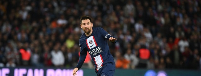 Messi e PSG ainda não decidiram sobre a renovação de vínculo — Foto: FRANCK FIFE / AFP