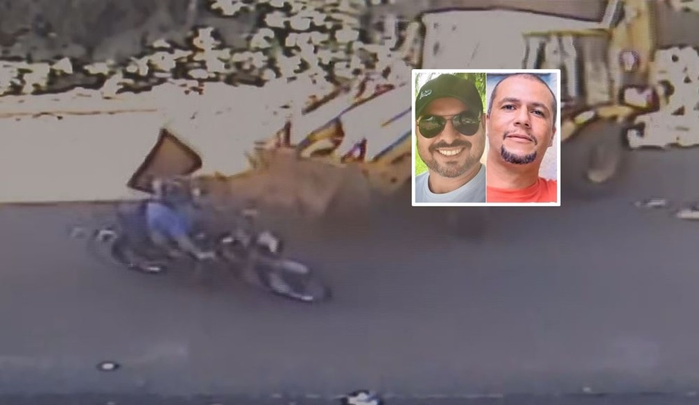 Iebel Garcia Silva (foto à esquerda) foi assassinado por Milton César Magalhães em São Carlos — Foto: Reprodução/EPTV