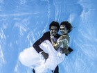 Juliana Paiva e Rodrigo Simas se casam em ensaio fotográfico debaixo d´água