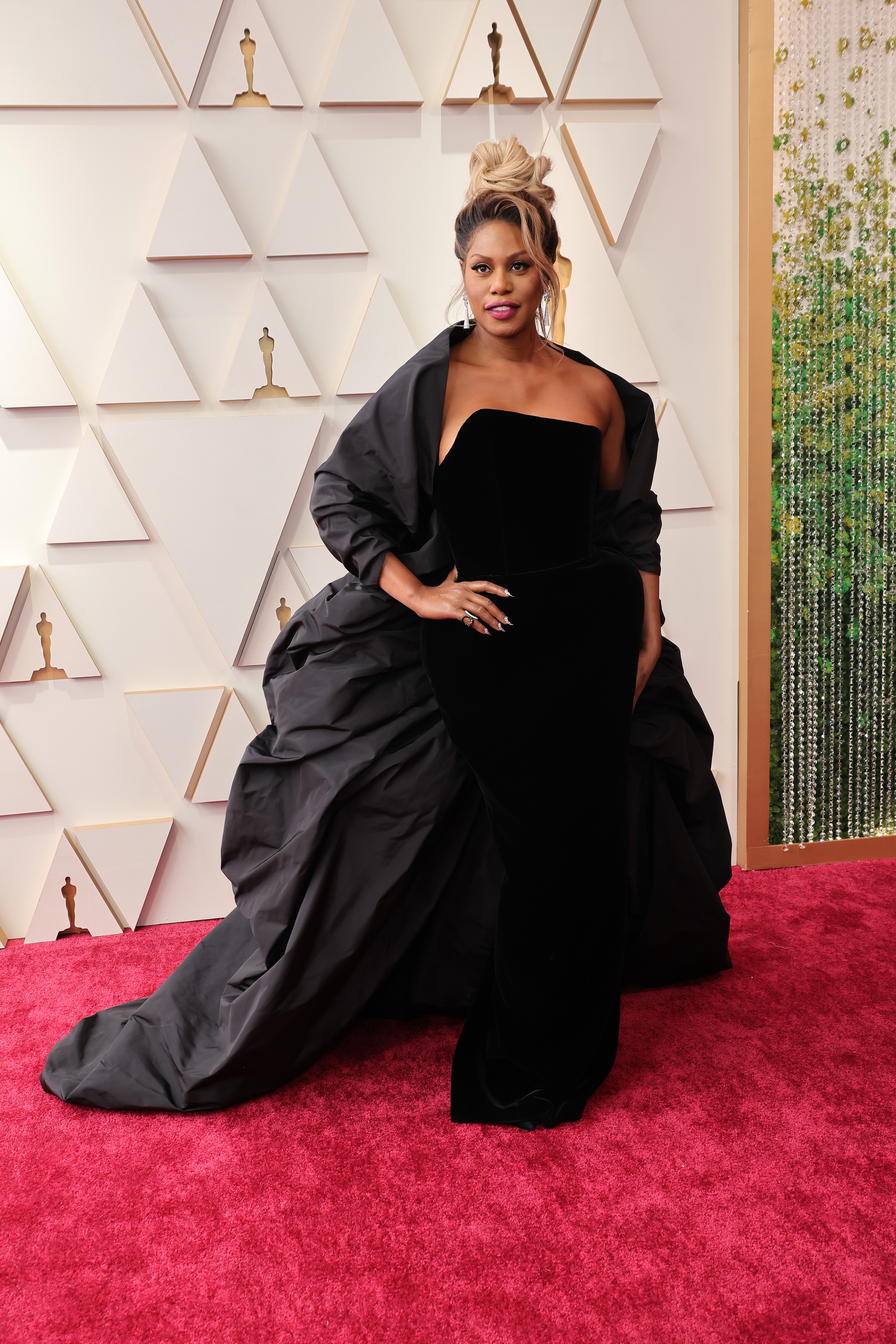 HOLLYWOOD, CALIFORNIA - MARCH 27: Laverne Cox attends the 94th Annual Academy Awards at Hollywood and Highland on March 27, 2022 in Hollywood, California. (Photo by Momodu Mansaray/Getty Images) (Foto: Getty Images)