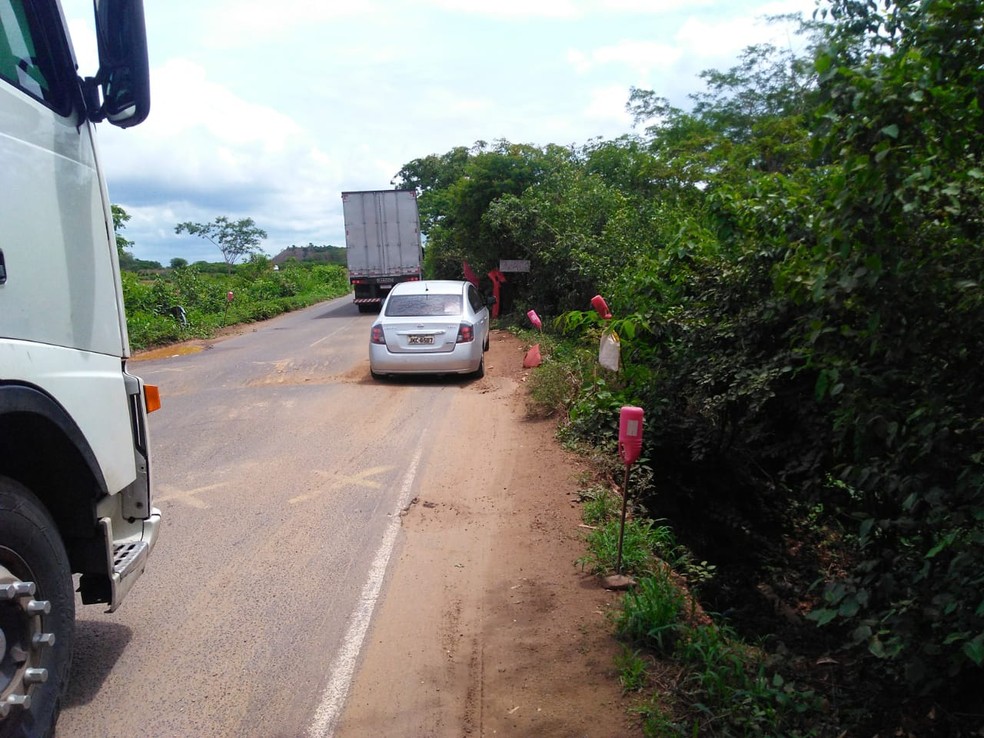 Motoristas sentem dificuldades de realizar o percurso na região — Foto: Arquivo Pessoal / Wilson Ferreira