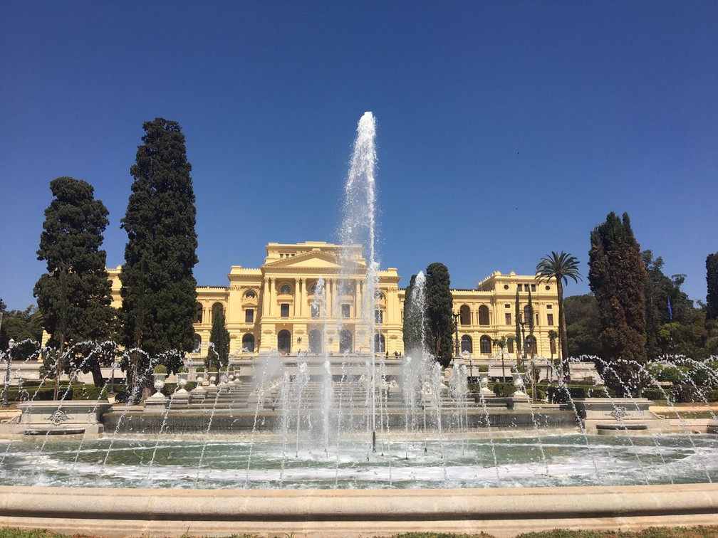 Jardim do Museu do Ipiranga, na Zona Sul de SP, que será inaugurado no dia 8 — Foto: Paola Patriarca/g1