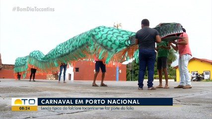 Lenda da Caçada da Boiúna em Porto Nacional faz parte da folia de carnaval