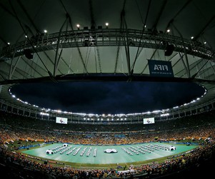 O Maracanã, na Copa das Confederações: uma festa como a Copa não combina com pessimismo (Foto: AFP)