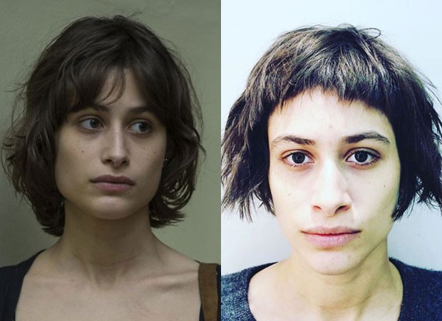 O antes e depois de Luisa Arraes (Foto: Divulgação/TV Globo/Estevam Avellar e Reprodução Instagram)
