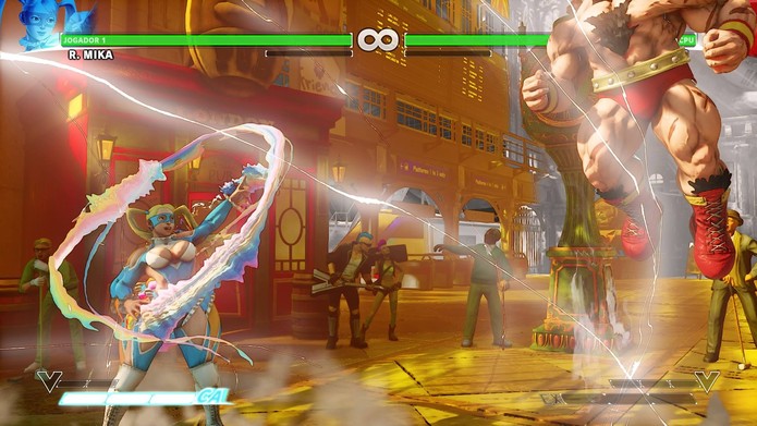 V-Trigger de R. Mika em Street Fighter 5 (Foto: Reprodução/Felipe Vinha)
