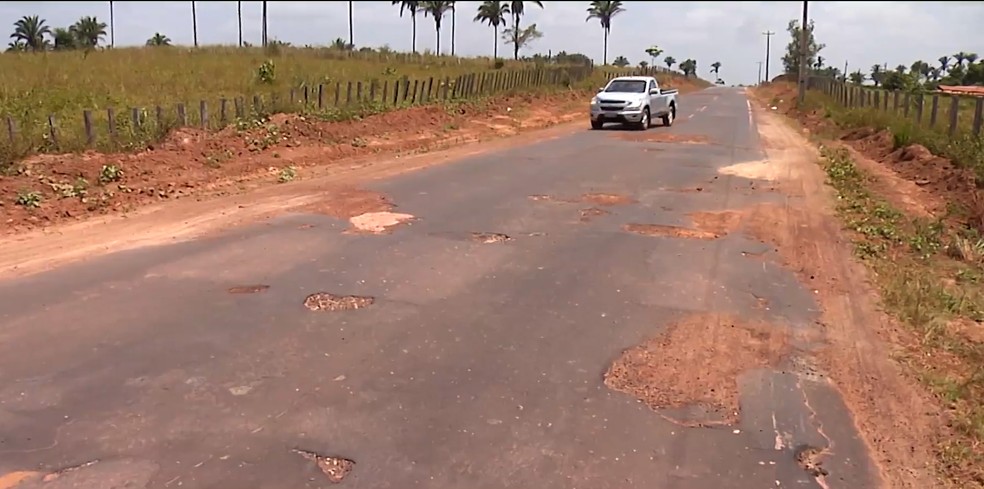 Maranhão tem uma das piores malhas de rodovias federais do país, aponta pesquisa da CNT — Foto: Reprodução/TV Mirante