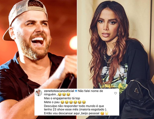 Zé Neto e Anitta (Foto: Reprodução / Instagram)