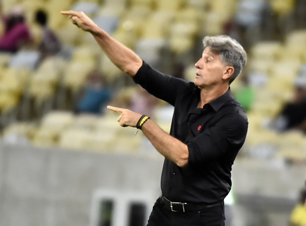 Renato Gaúcho, técnico do Flamengo — Foto: André Durão