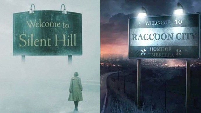 Silent Hill é macabra por si só, enquanto Raccoon City foi apenas o começo (Foto: Reprodução/Silent Hill Wiki e Wikipedia)