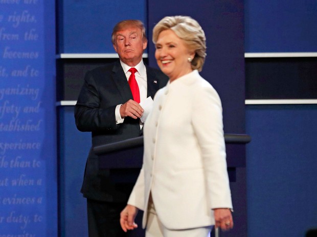 Donald Trump e Hillary Clinton (Foto: Mike Blake / Reuters)
