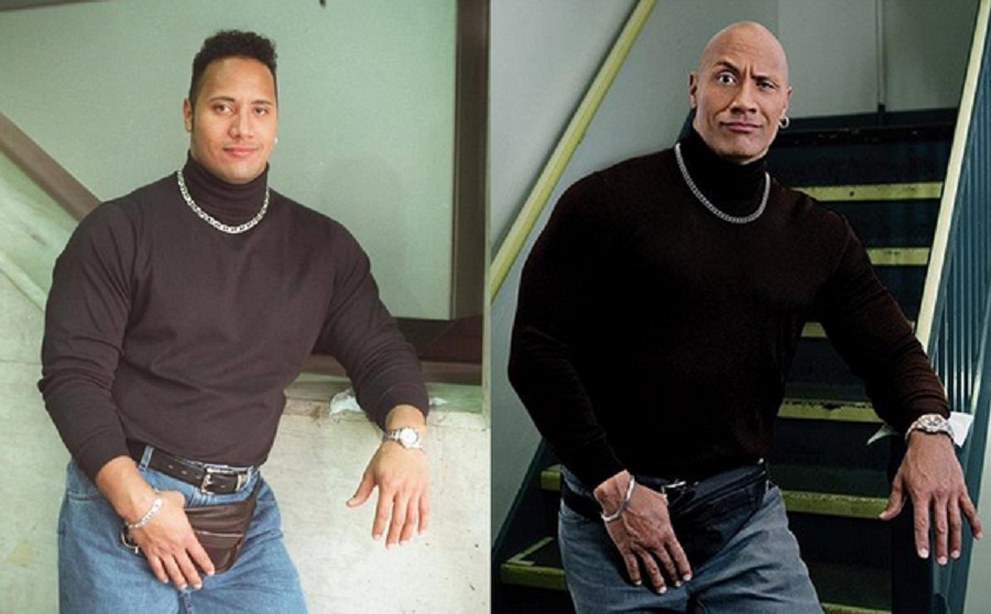 Meme do The Rock  Da fase como lutador à carreira de ator - Canaltech