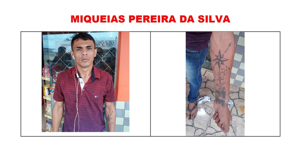 Miqueias Pereira da Silva é procurado após fugir de presídio — Foto: Reprodução