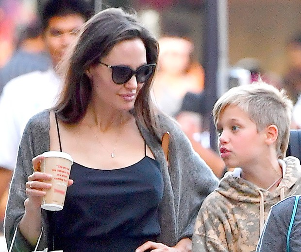 Angelina Jolie e Shiloh (Foto: The Grosby Group)