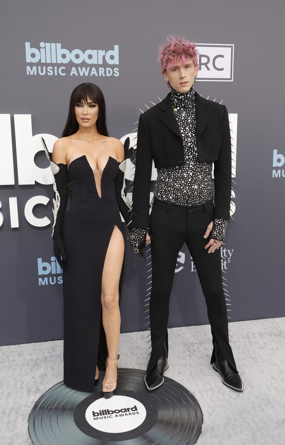 Megan Fox e Machine Gun Kelly no Billboard Music Awards 2022 — Foto: Frazer Harrison/Getty Images