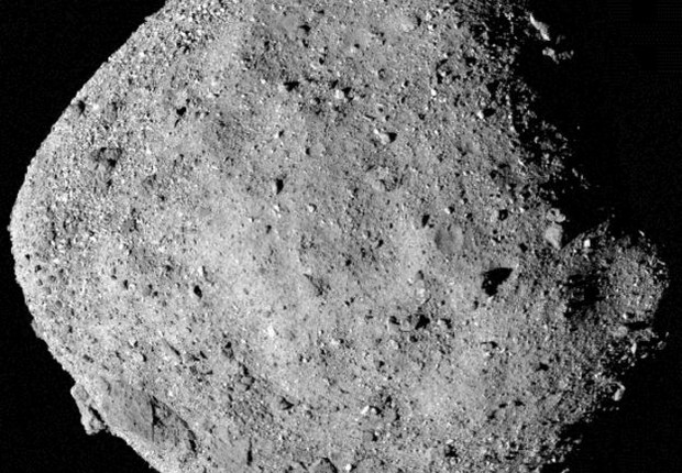 BBC: Os cientistas esperam analisar amostras do asteroide Bennu no futuro (Foto: NASA/GODDARD/UNIVERSITY OF ARIZONA)