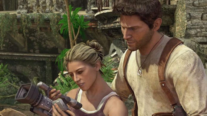 Nathan e Elena relembram seus momentos em Uncharted: Drakes Fortune (Foto: Reprodução/Gematsu)