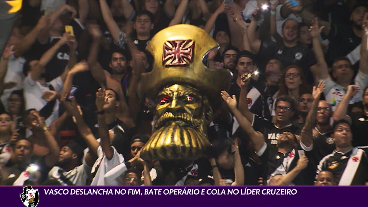 Vasco deslancha no fim, bate Oper&aacute;rio e cola no l&iacute;der Cruzeiro