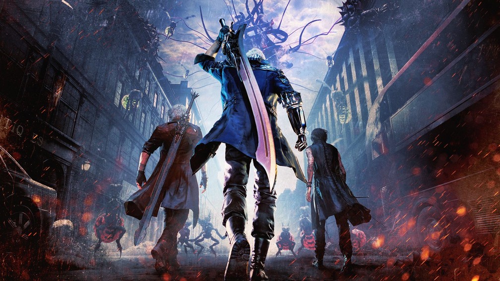 Devil May Cry 5 resgata personagens queridos e também apresenta novos rostos — Foto: Divulgação