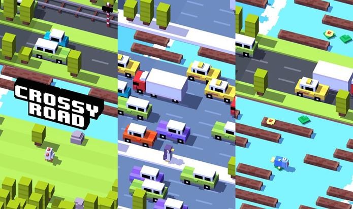 Crossy Road é o jogo mais viciante lançado em 2014 para iOS (Foto: Divulgação)