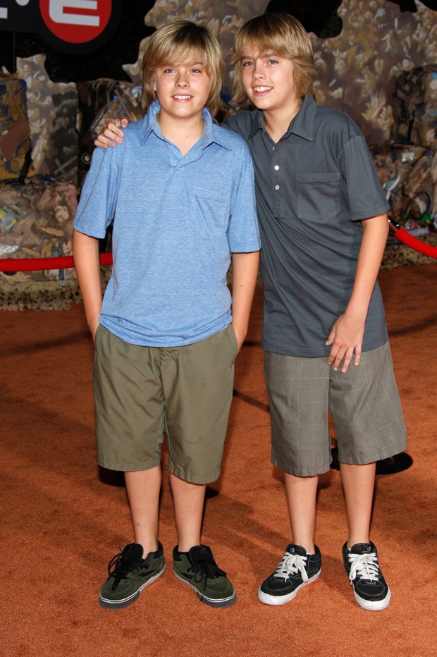 Cole e Dylan Sprouse, em junho de 2008 (Foto: Getty Images)