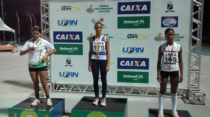 Janaína Rodrigues ganhou duas medalhasbetano 100 rodadas grátisouro no Norde-Nordeste (Foto: Herton  Diniz / Arquivo pessoal)