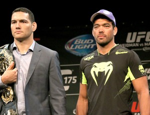 encarada UFC Lyoto Machida e Weidman (Foto: Evelyn Rodrigues)