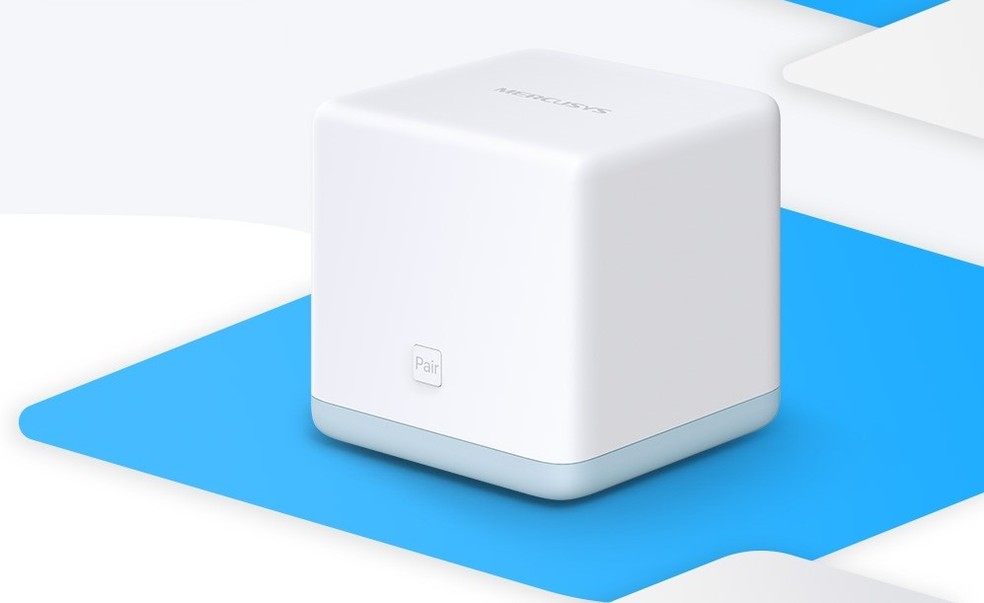 O Mercusys Halo S12 oferta 1200 Mb/s divididos entre 300 Mb/s na banda de 2,4 GHz e 867 Mb/s na banda de 5 GHz — Foto: Divulgação/Mercusys