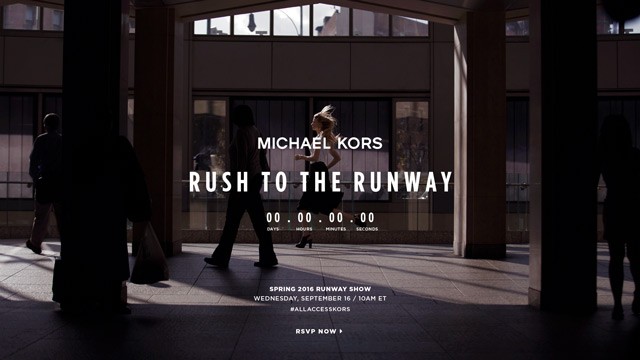 Michael Kors. Spring 2016 Rush to the Runway  (Foto: Reprodução)