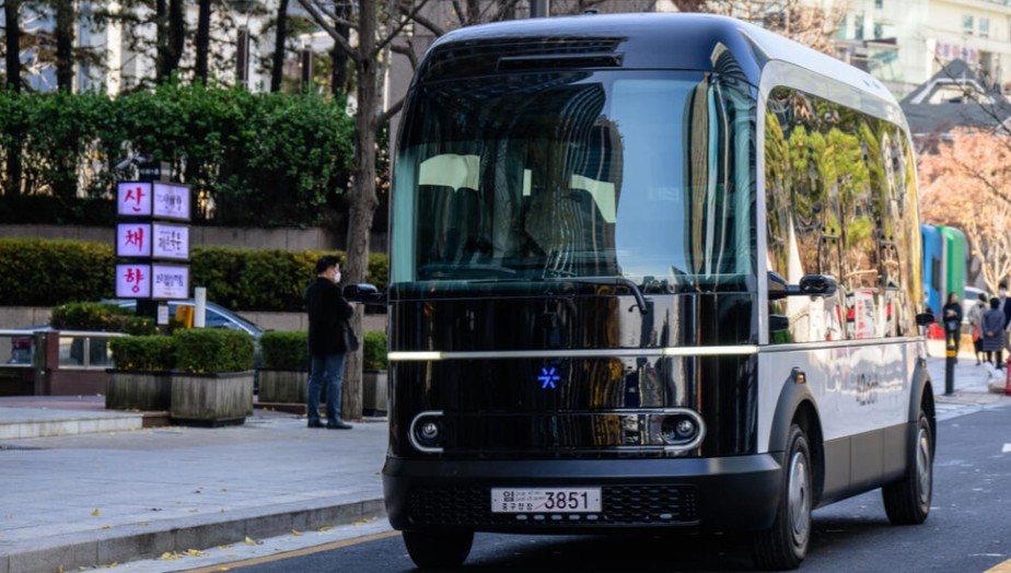 Capital sul-coreana lança experimento de ônibus autônomo