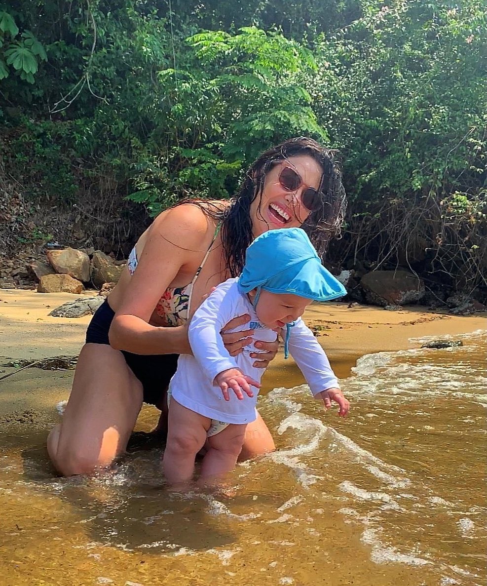 Giselle Itié e filho (Foto: Reprodução/Instagram)