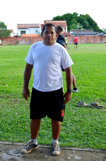 Renato Machado, o Lobinho, presidente do Vasco-AC (Foto: Nathacha Albuquerque)